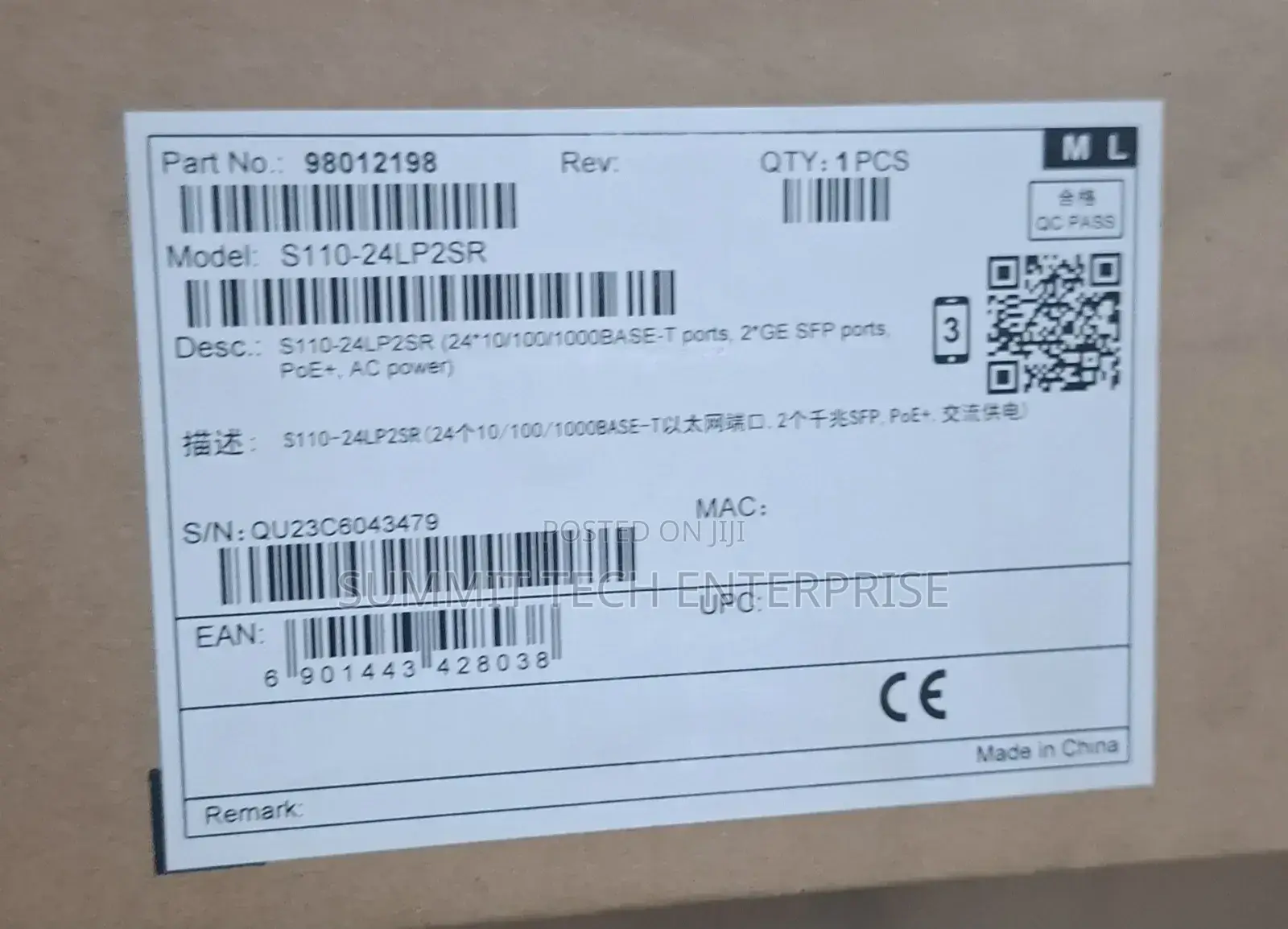 Huawei 24port Poe Switch Unmanaged