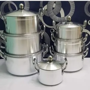 7 Set Aluminum Pot