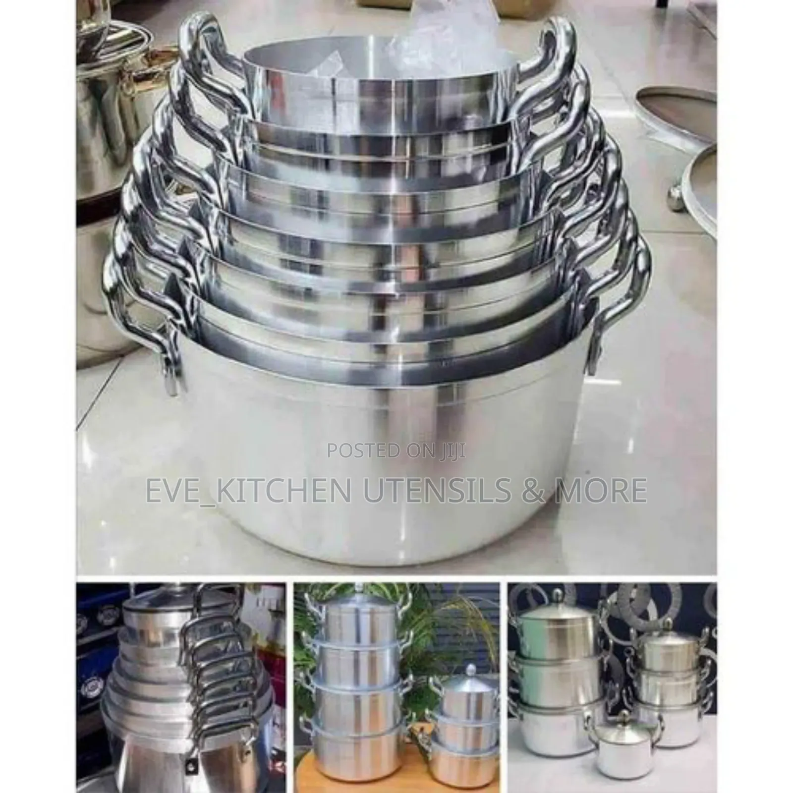 7 Set Aluminum Pot
