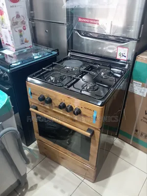 Original Maxi Standing Gas Cooker (3+1) Oven Full Automatic