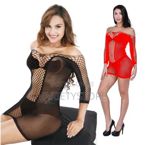 Photo - Long Sleeve Lingerie Bodystocking for Women