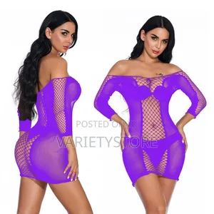 Long Sleeve Lingerie Bodystocking for Women