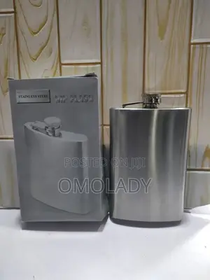 Photo - Stainless Steel Hip Flask 9oz