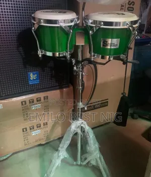 Complete Set of Bongo Drum With Stand