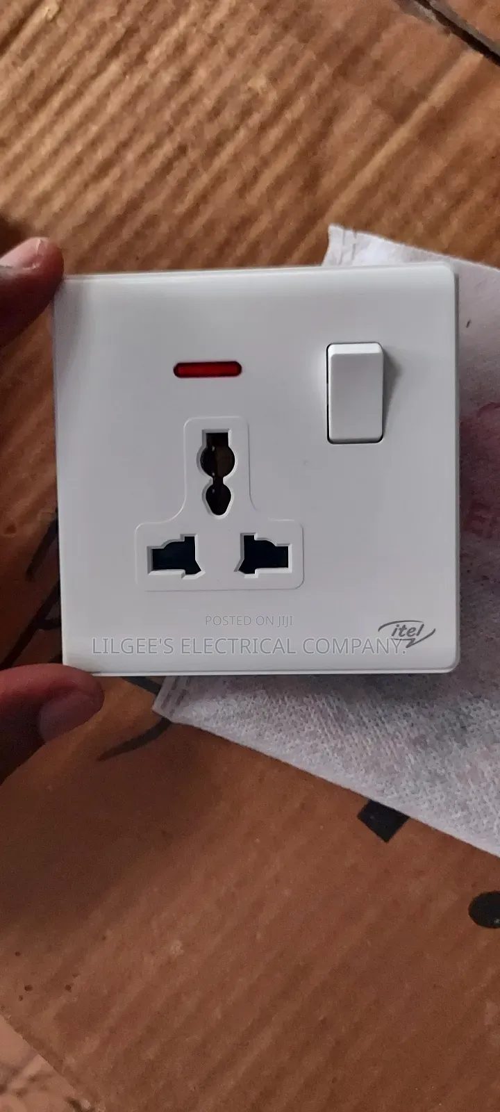 Original Itel 13 Amps Single Socket White