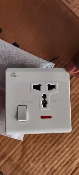 Original Itel 13 Amps Single Socket White