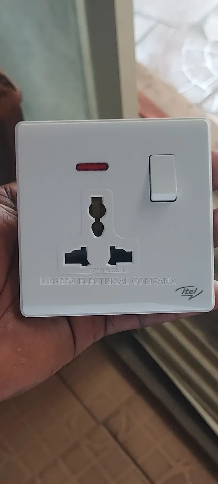 Original Itel 13 Amps Single Socket White