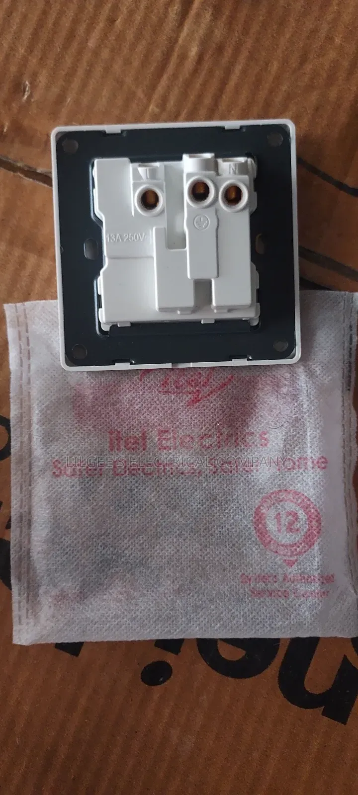 Original Itel 13 Amps Single Socket White