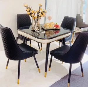 Photo - Marble Dining Set by Four Seats