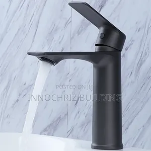 Black Basin Mixer (0864)