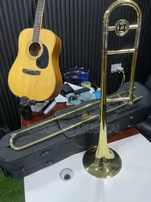 Photo - Yamaha Gold Trombone Brass/ Woodwind Instrument