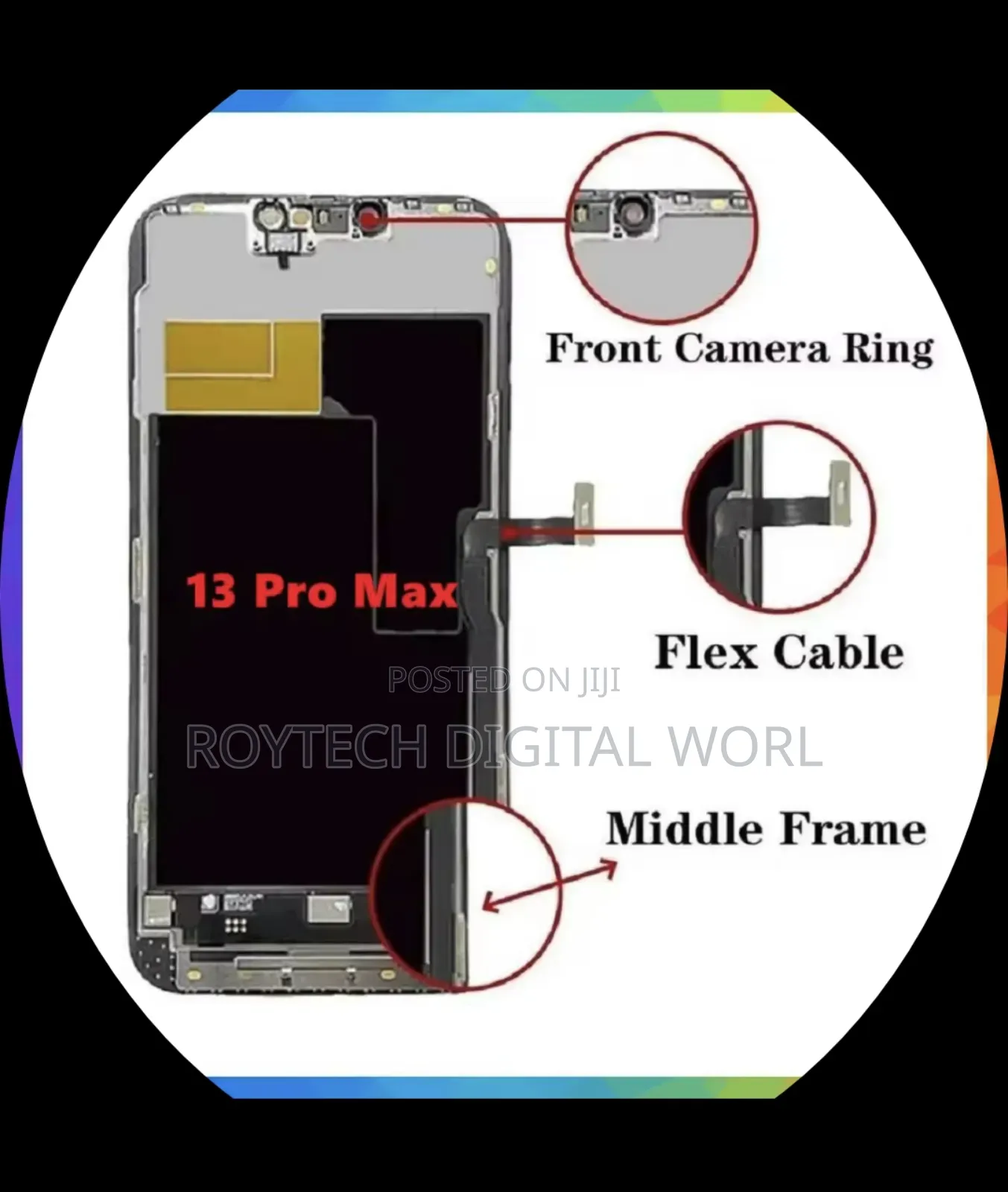 iPhone 12 Pro Max, 13, 14 15 Pro Screen Replacement.