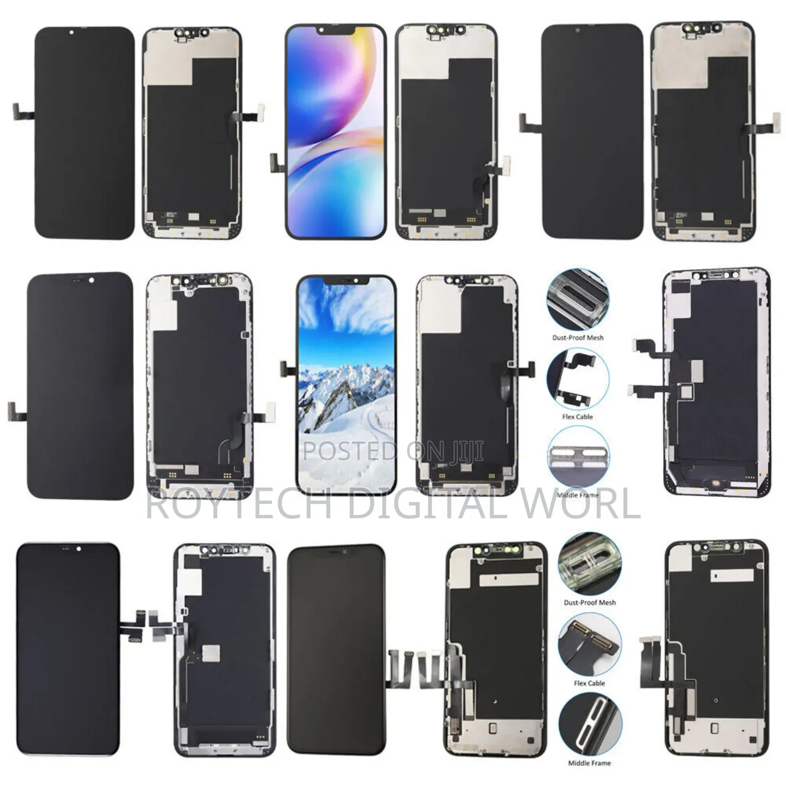 iPhone 12 Pro Max, 13, 14 15 Pro Screen Replacement.