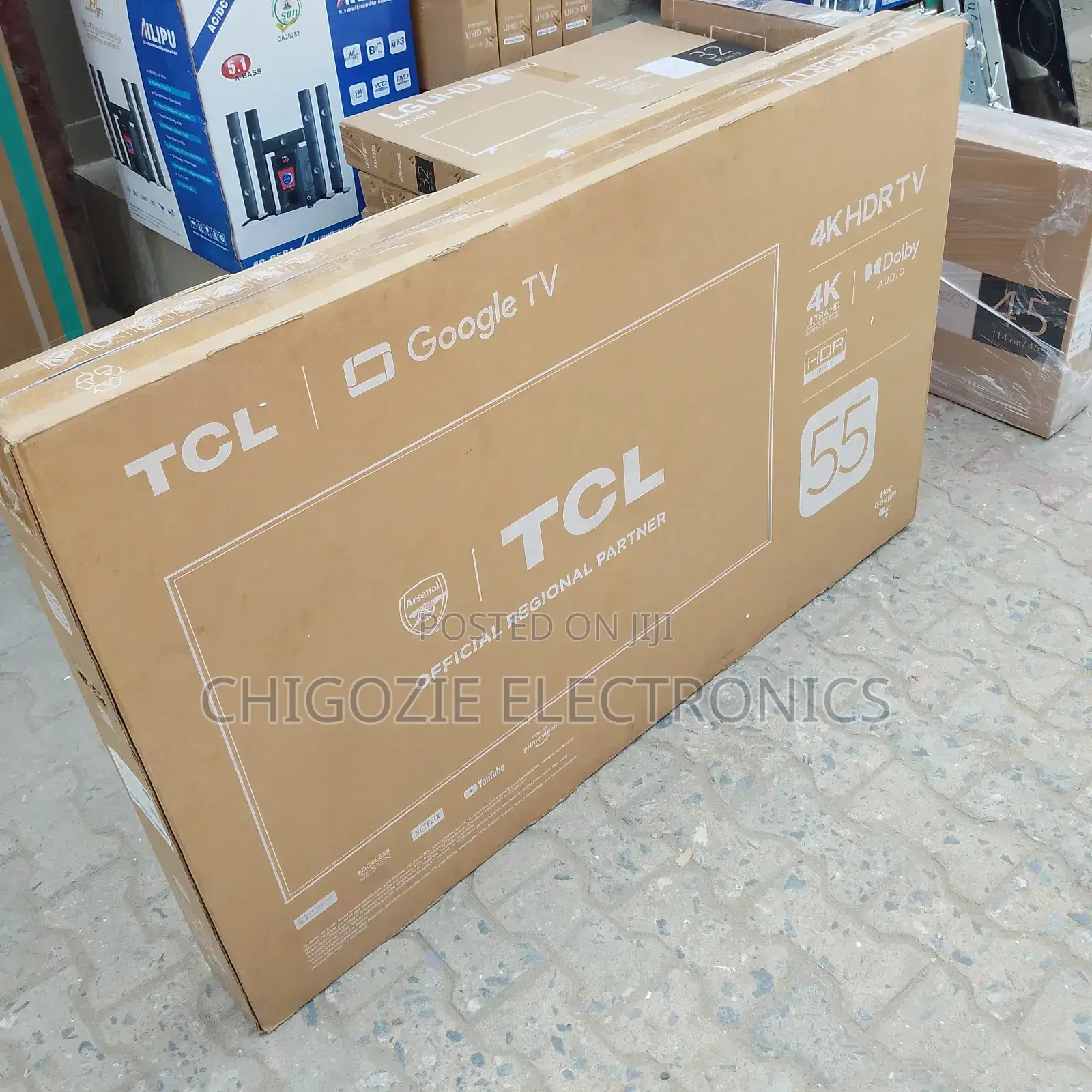 TCL 55 Android Smart TV Uhd Designed for Stunning Visuals