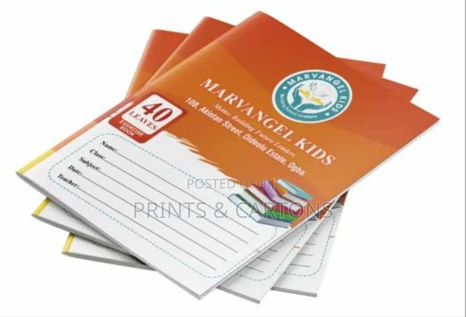 Exercise Book Design:;