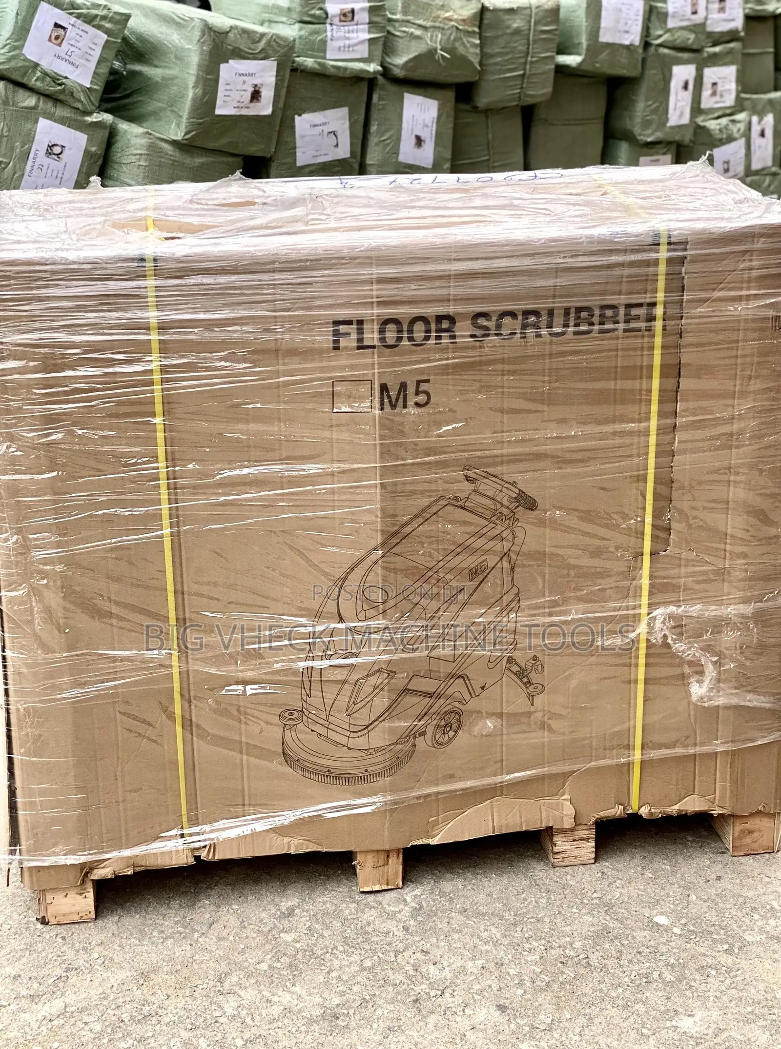 Industrial Floor Scrubber