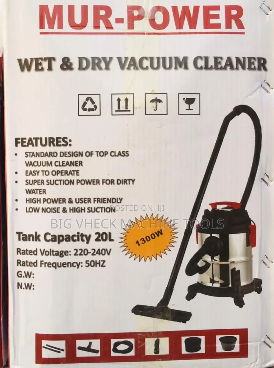Original Wet and Dry Vacuum Cleaner 20L