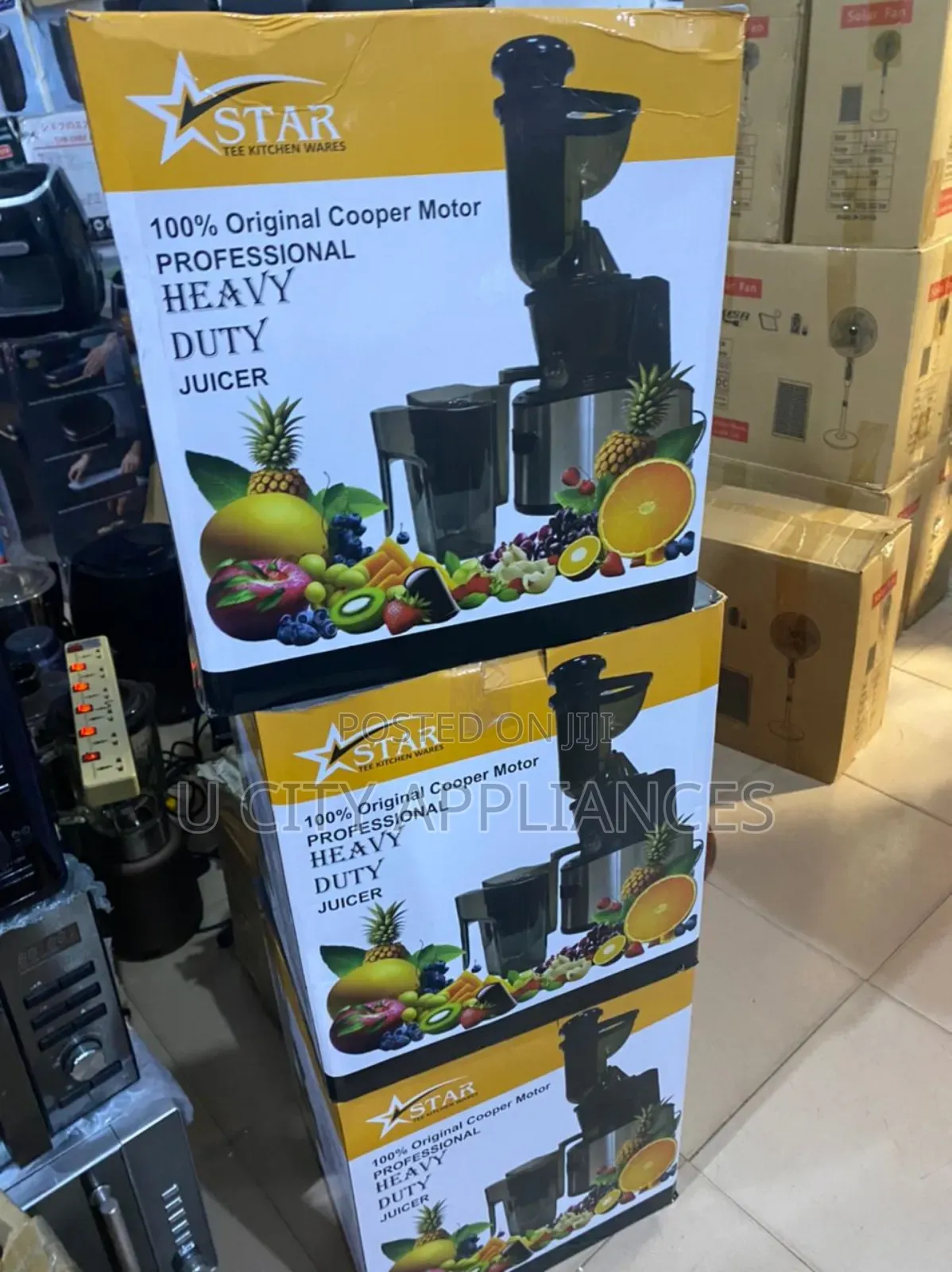 Star Tee Coldpress Masticating Heavy Duty Slow Juicer