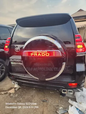 Spare Tyre Cover Sticker With Leds for Prado 2018-2022