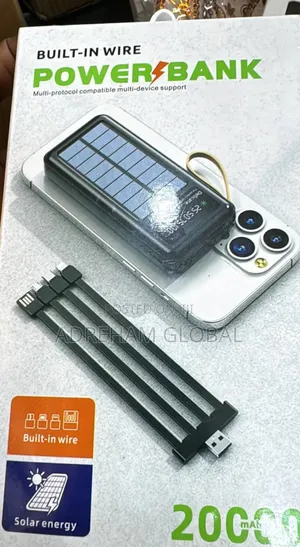 Solar Power Bank 20,000 Mah