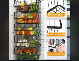 Fruit Storage Basket/Kitchen Storage Basket 5 Layers