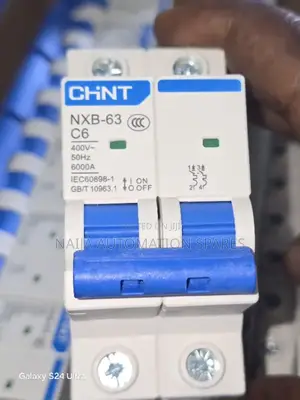 Chint NXB-63 2P C6 2 Poles, Circuit Breaker 6amps MCB