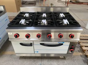 6 Burner Gas Cooker With Oven