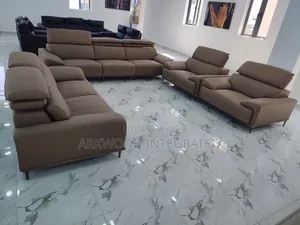 Foreign Made Leather Sitting Room Sofa 3,2,1,1
