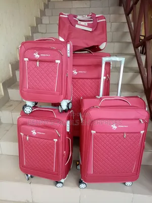 Swiss Polo Red Set Travelling Luggage Boxes