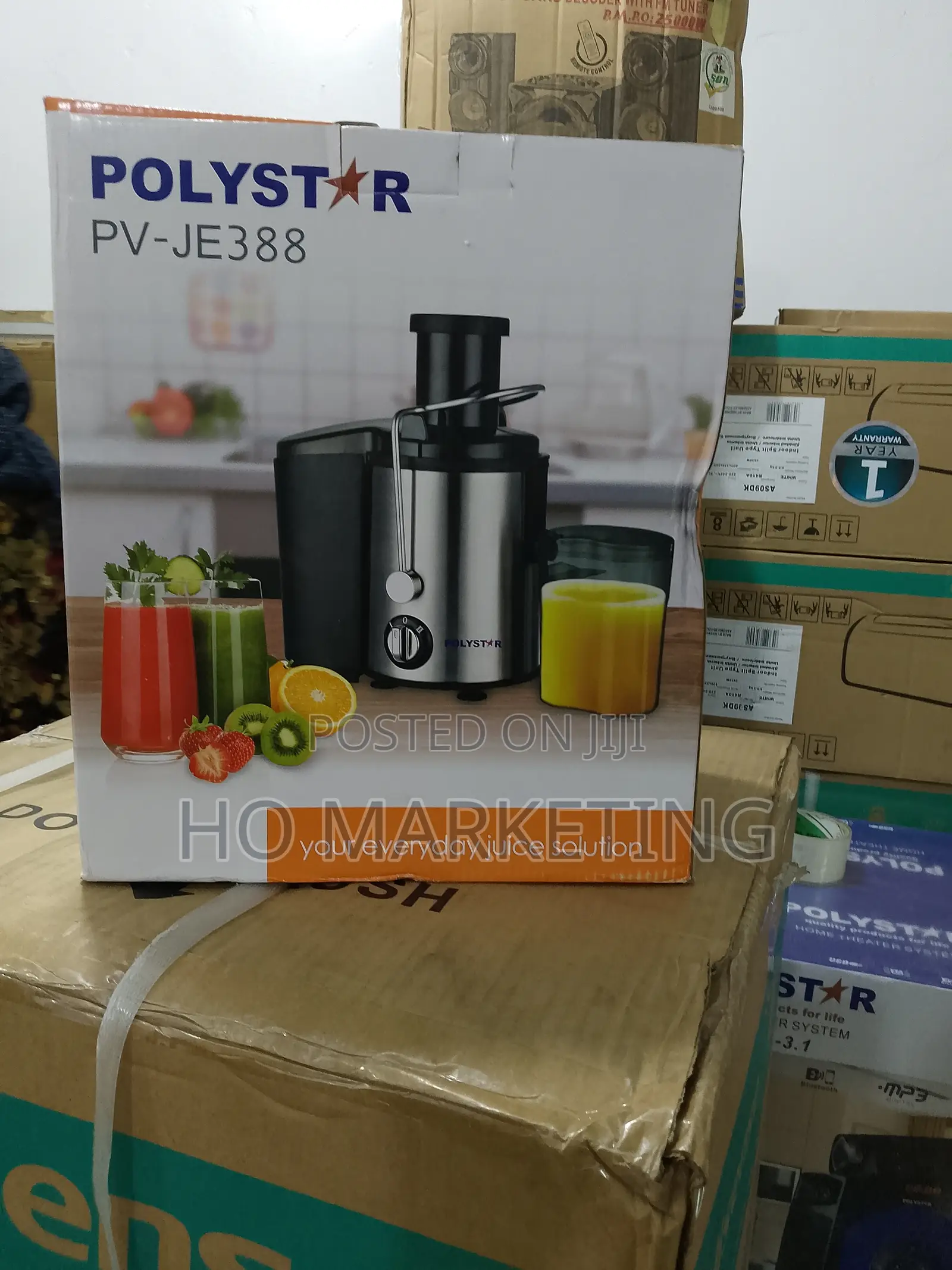Polystar Easy to Assemble Juice Extractor-Pv-Je388
