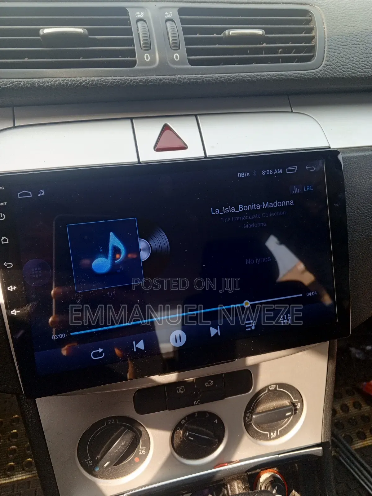 Passat FSI Android Screen