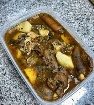 3.5 Cowtail and Yam Peppersoup