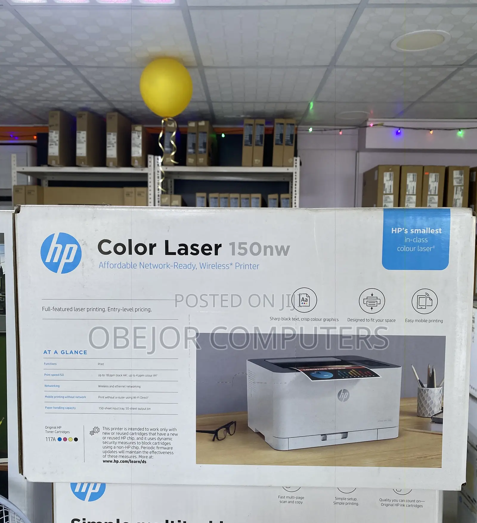 Hp Colour Laser 150nw Wireless Printer