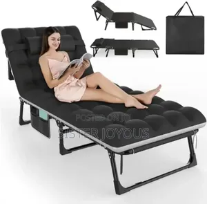 Foldable Adjustable Camping Cot Bed
