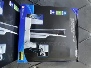 Multifunctional Charging Dock With Cooling Fan, Led Light