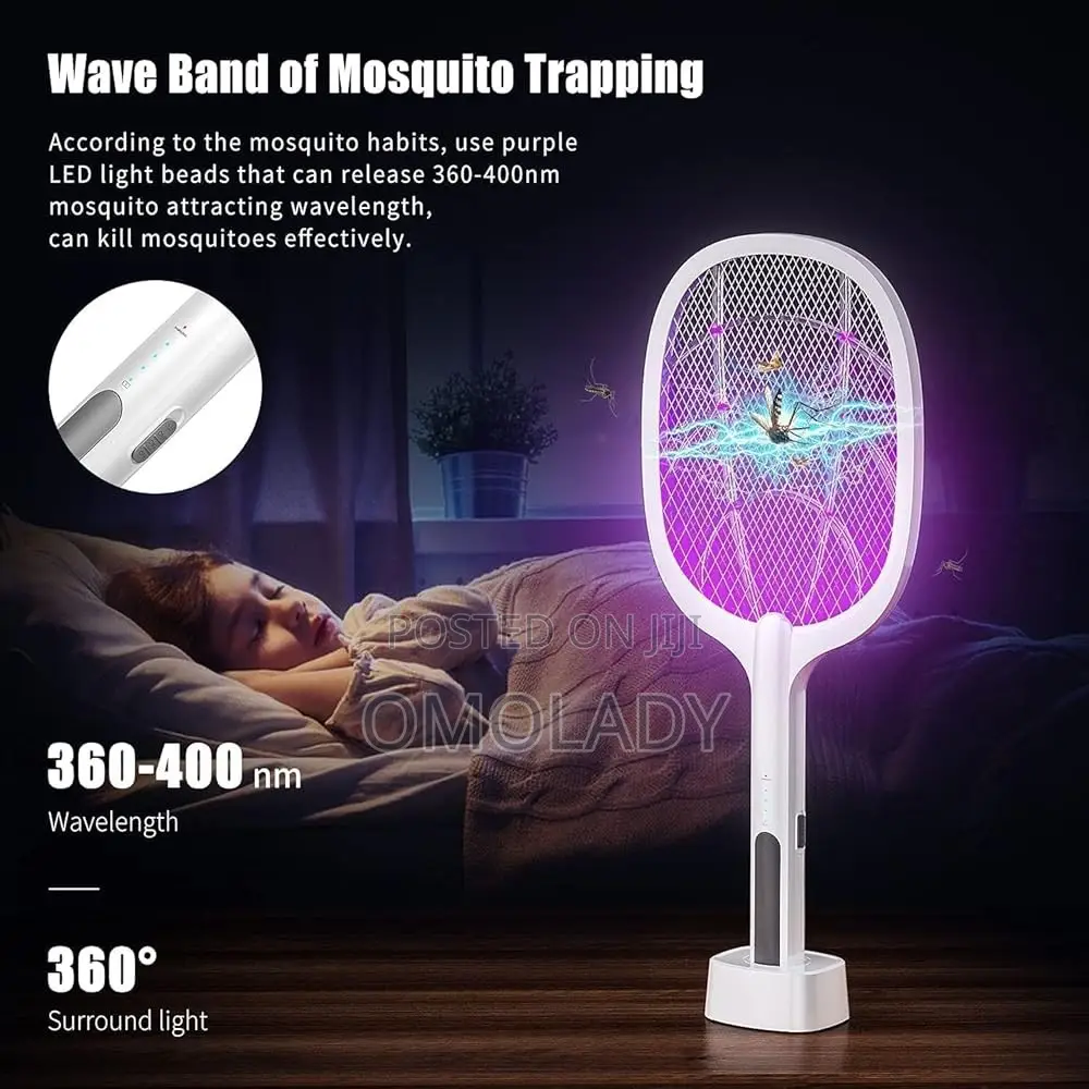 Rechargeable Handheld Electric Fly Swatter Mosquito Killer