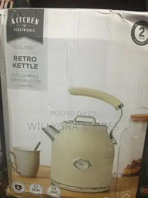 Retro Stainless Steel Kettle 17l