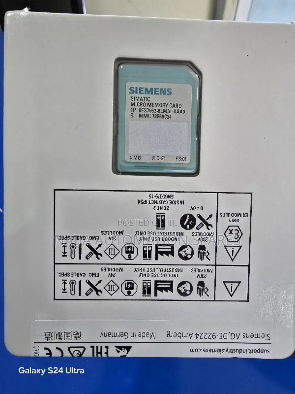Siemens Simatic S7 Memory Card 4MB | 6ES7953 8LM31 0AA0