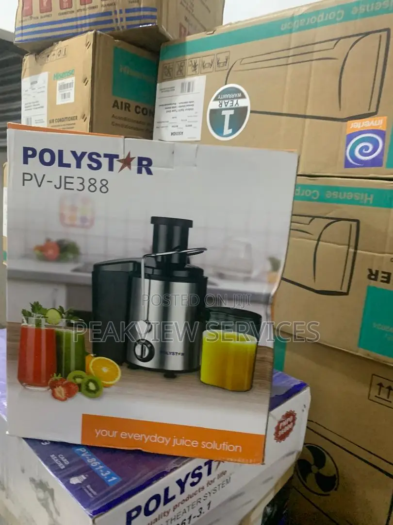 Get Fresh Juice in Seconds - Polystar Juice Extractor