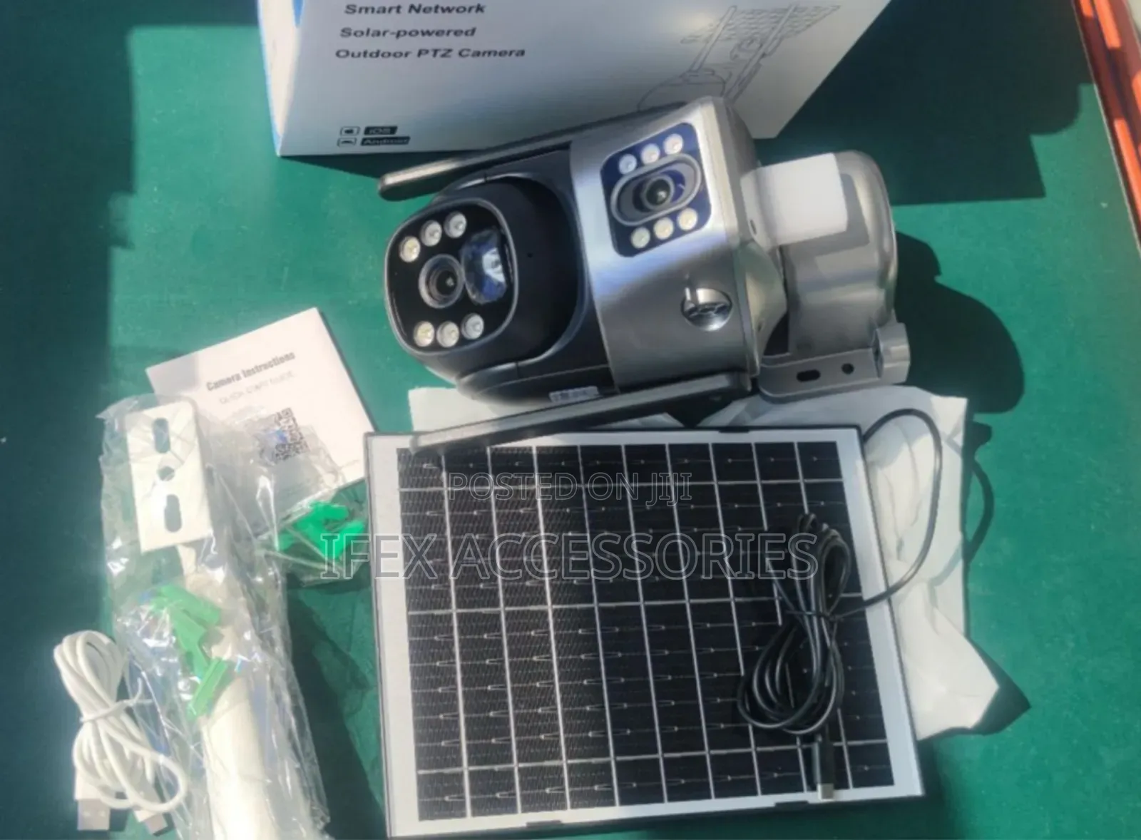 Cameraplus V380 Pro Tripple Lens Solar PTZ Camera