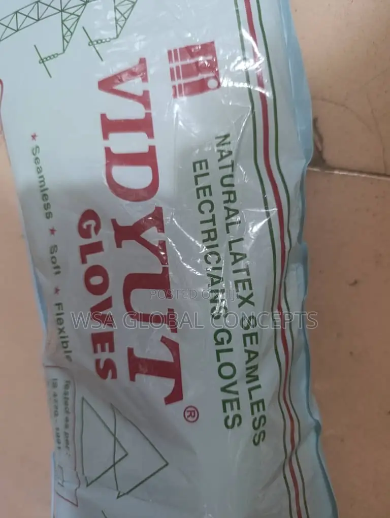 Natural Latex Seamless Electrician Gloves