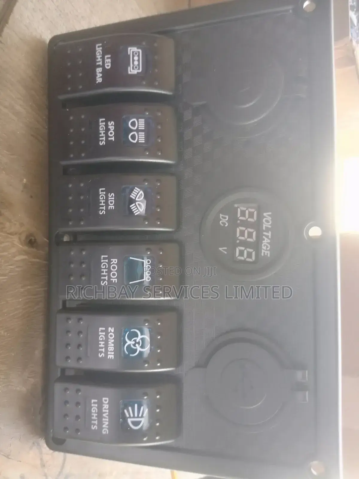 6 Way Panel Rocker Switch Ip68