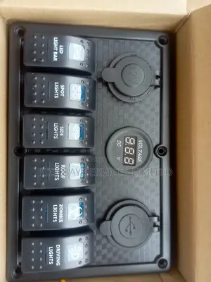 6 Way Panel Rocker Switch Ip68
