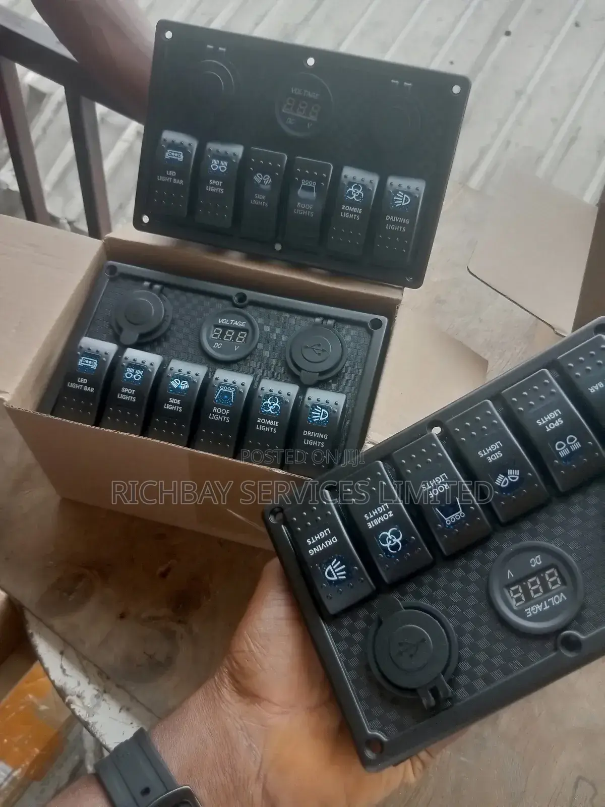 6 Way Panel Rocker Switch Ip68