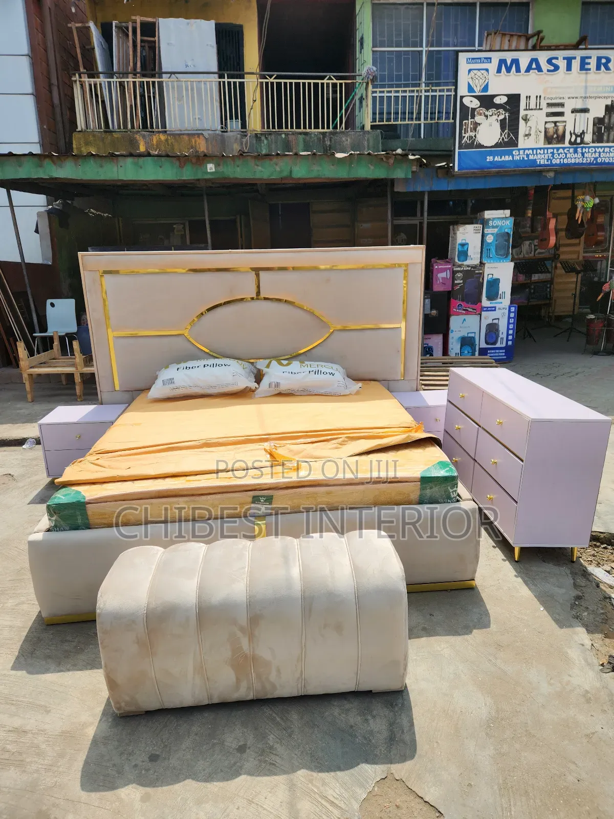 High Quality Upholstery 6by6 Bed Frame