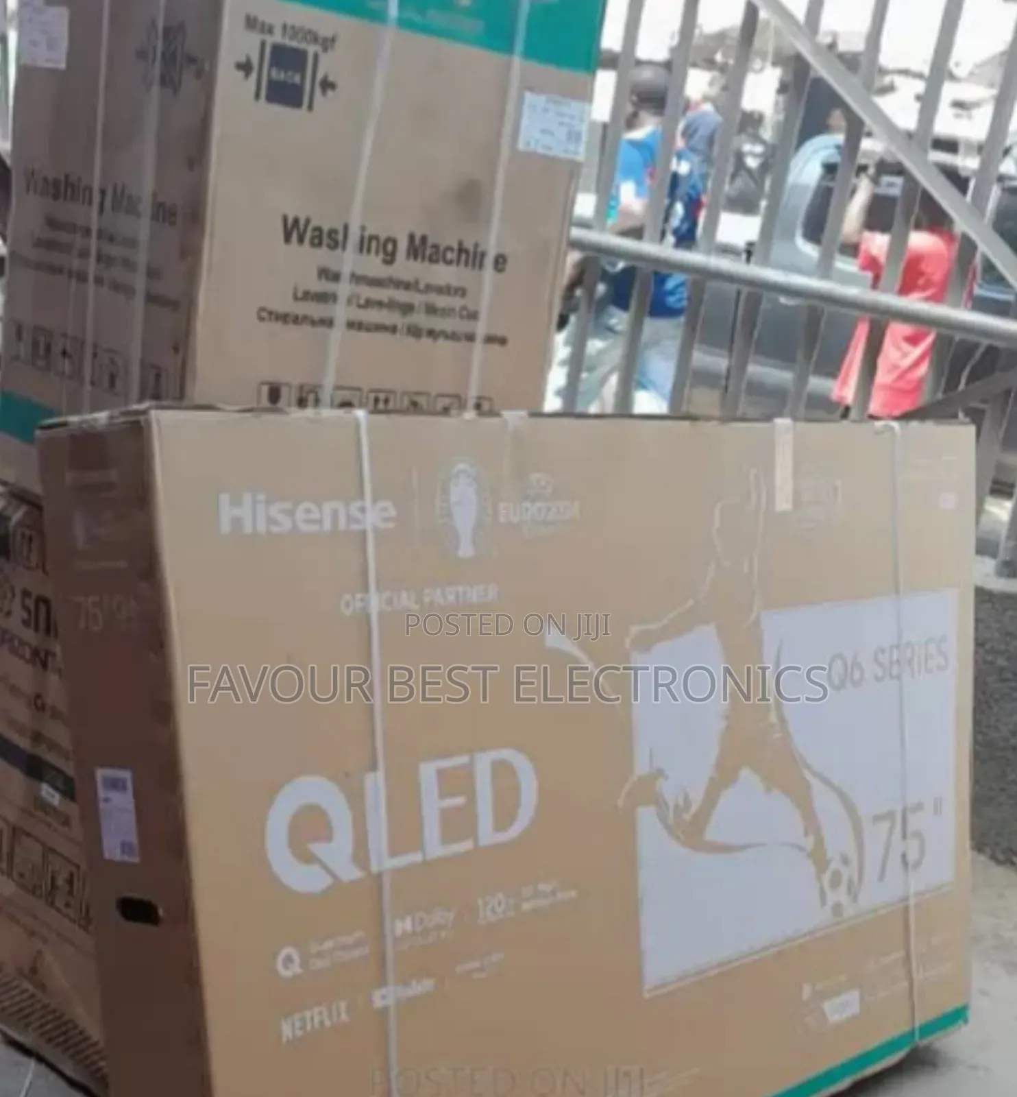 Original Hisense Qled 75"Inch Smart Frameless Netflix M
