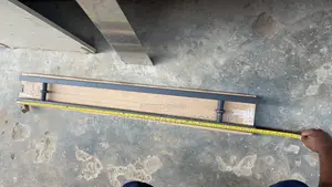 4ft (1.2m) Black Coated Pull Handle For Entrance Doors