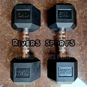 10kg Hex Dumbbell