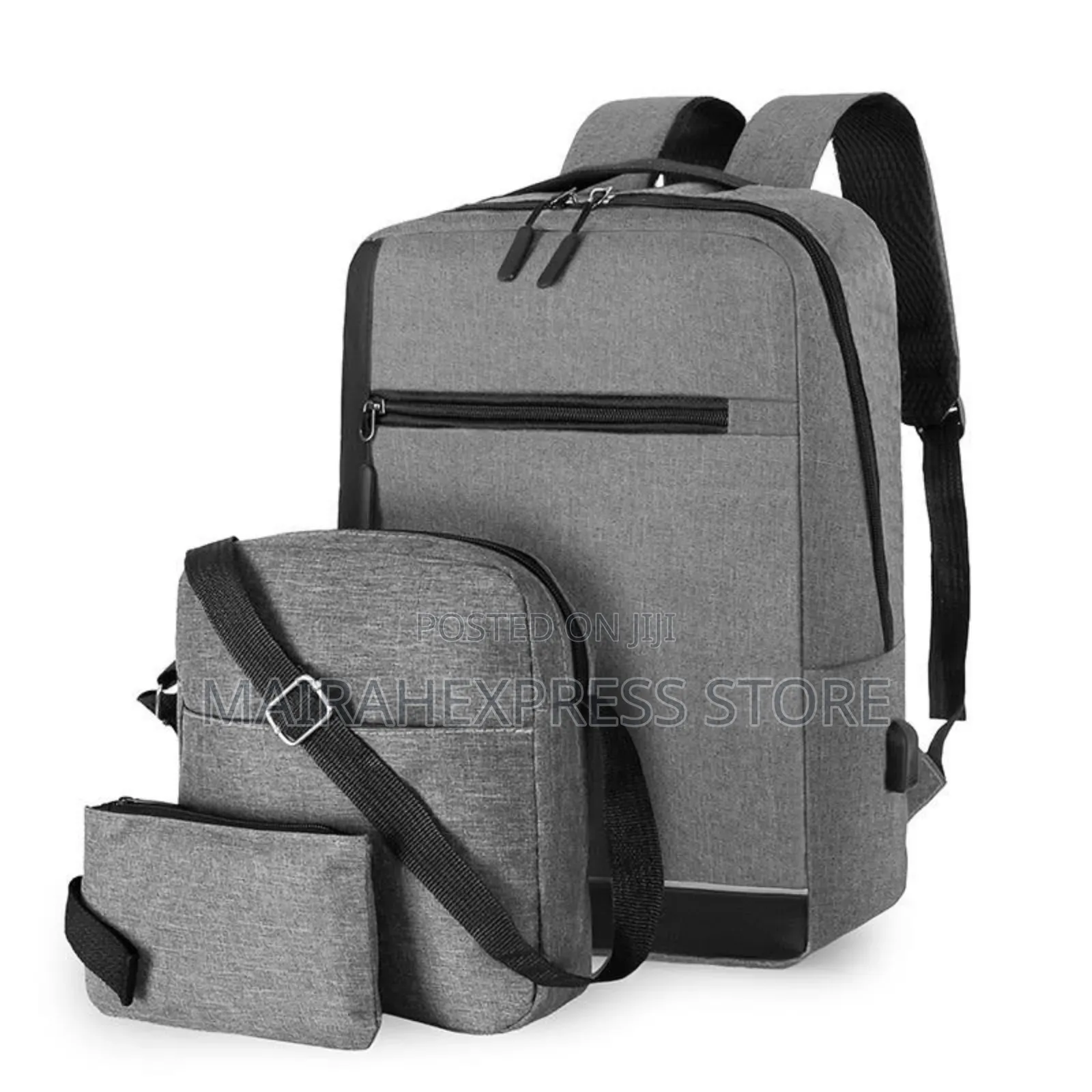 Multifunctional USB Charging Oxford Rucksack Laptop Bag