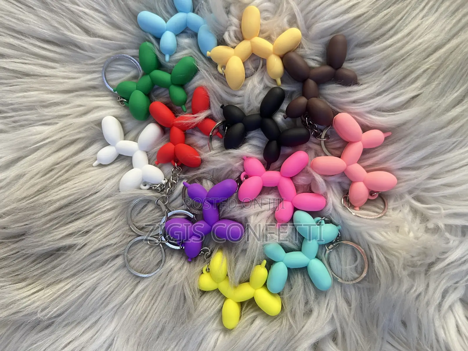 Balloon Dog Key Chains